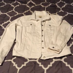 G.H.Bass & Co White Jeans Jacket